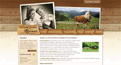 Desktop Screenshot of mlekoazdodomu.cz